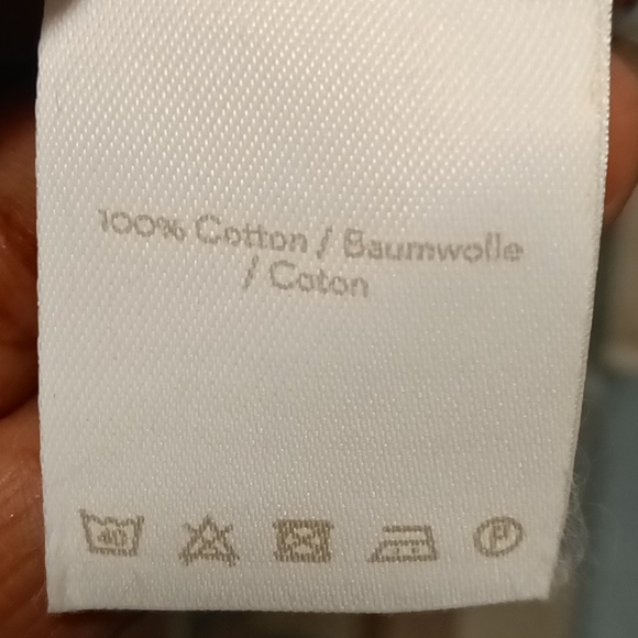 FINAL PRICE NWOT Boden blue/white striped shirt dress/navy polka dots/sash belt - Picture 15 of 15